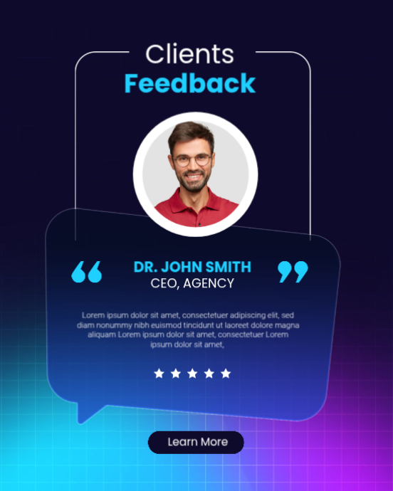 Testimonial Template | PosterMyWall