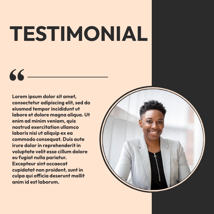 testimonial flyer Template | PosterMyWall