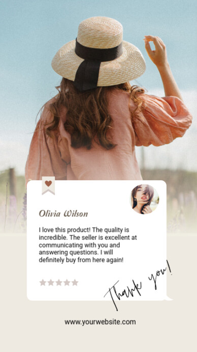 Testimonial Instagram Story Instagram-verhaal template