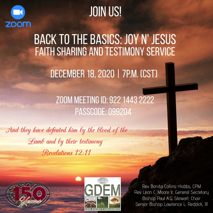 Testimony & Prayer Service Template | PosterMyWall