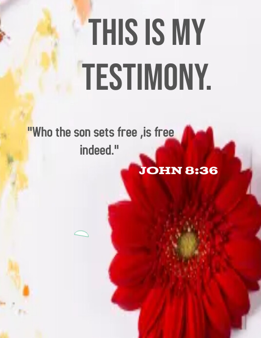 testimony Template | PosterMyWall