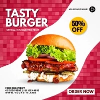 Testy menu Instagram Post template