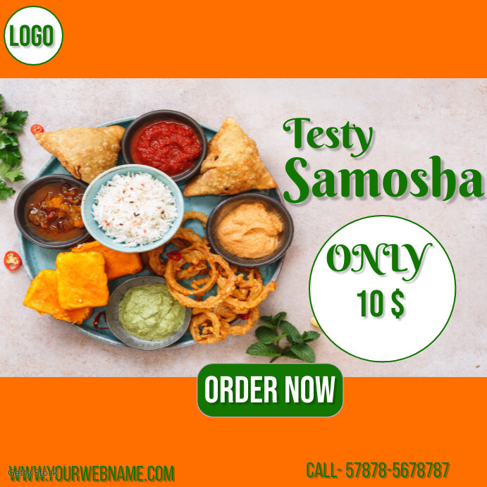 Samosa Posts TESTY SAMOSA TEMPLATE | PosterMyWall