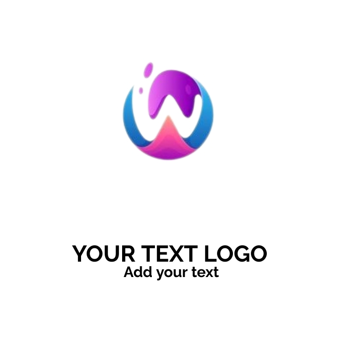 Top Text Logo Sample TEXT LOGO Template | PosterMyWall