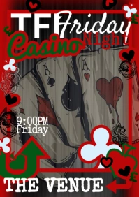 TGI Friday Casino A3 template