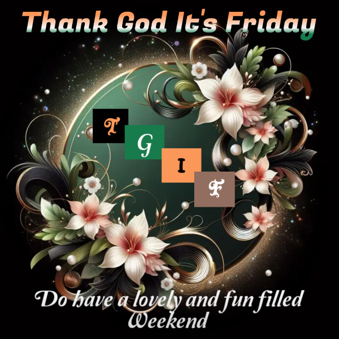 TGIF FLYER TEMPLATE PosterMyWall