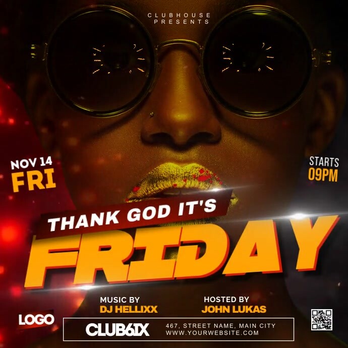 Tgif Server Copy of tgif night | PosterMyWall