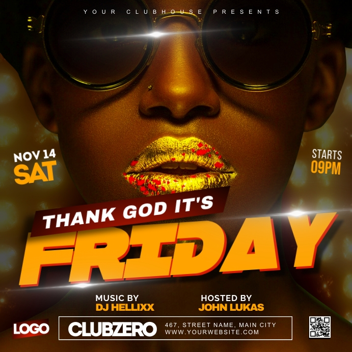 Tgif Perth tgif night Template | PosterMyWall