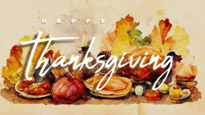 Gul Thanksgiving Celebration Digitalt display Template