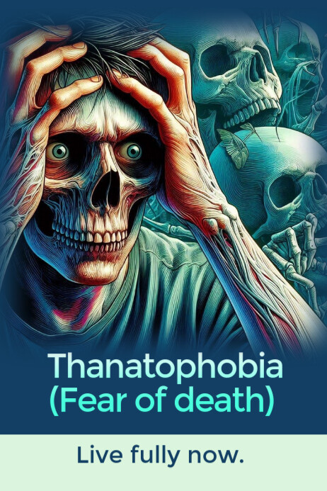 Thanatophobia Poster template