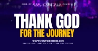 thank God for the journey Facebook Shared Image template