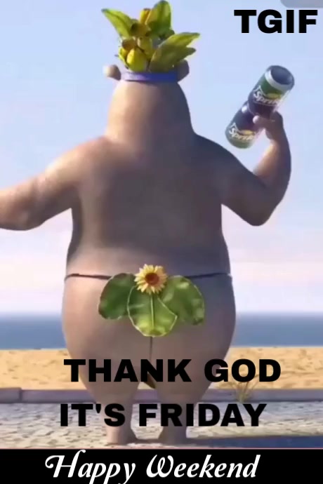 Thank God It’s Friday Video Template Poster