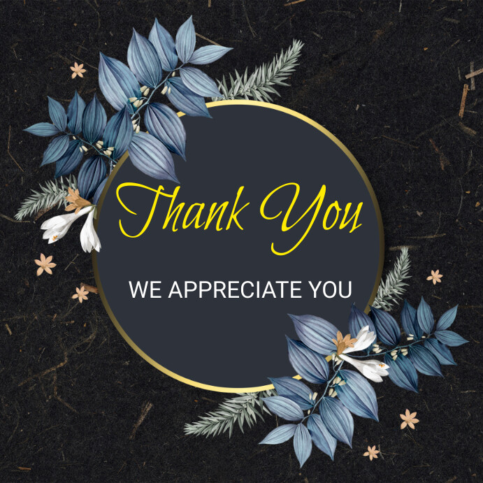 Thank You Thank You Card Thank You Note Template PosterMyWall thank-you-thank-you-card-thank-you-note-template-postermywall