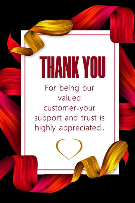 Thank you, wish, love Template | PosterMyWall