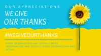 Thank you,thanks giving,event Publicación de Twitter template