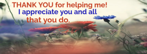 Thank you (2) Facebook Cover Photo template