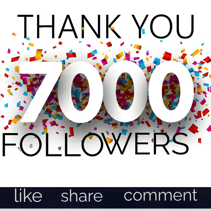 Thank you 7000k Templat | PosterMyWall