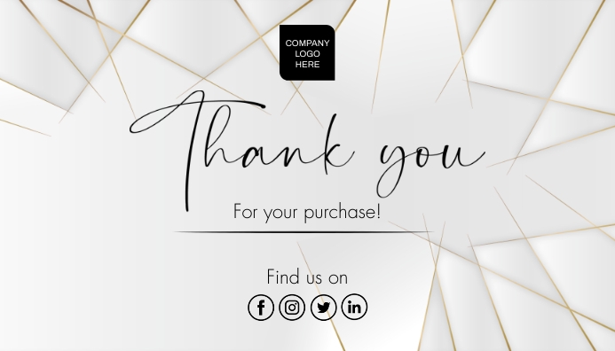 Crisp Business Thank You Cards Picture for Your Screen Crisp Business Thank You Cards Picture for Your Screen