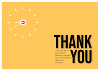 thank you card A6 template