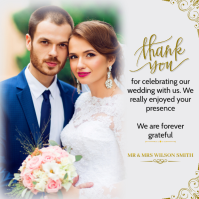 Thank You Card Carré (1:1) template