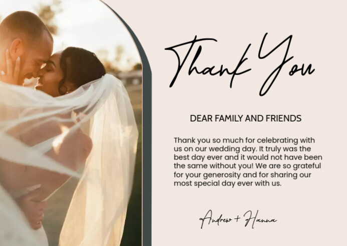 Thank you card Template PosterMyWall Thank you card Template PosterMyWall