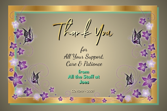 Thank You Card Template | PosterMyWall