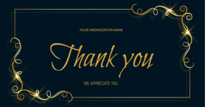 THANK YOU CARD Imagen Compartida en Facebook template