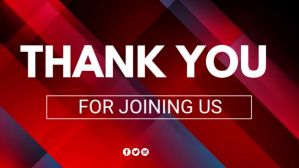 Red Thank You Message Præsentation Template