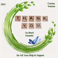 Thank You Card Iphosti le-Instagram template