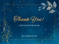 Thank you card Presentación template