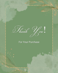 Thank you Card Instagram Portrait template