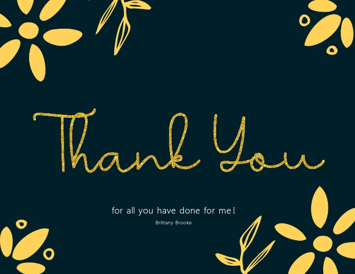 Desain Kartu Terima Kasih Templat Postermywall