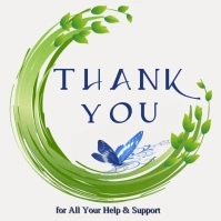 Thank You Card โพสต์บน Instagram template