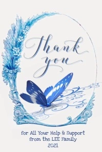 Thank You Card Poster template