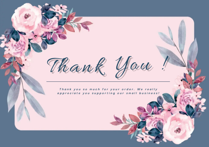 thank you card Template | PosterMyWall