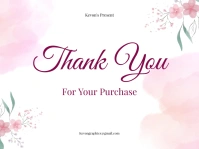 Thank you card Presentación template