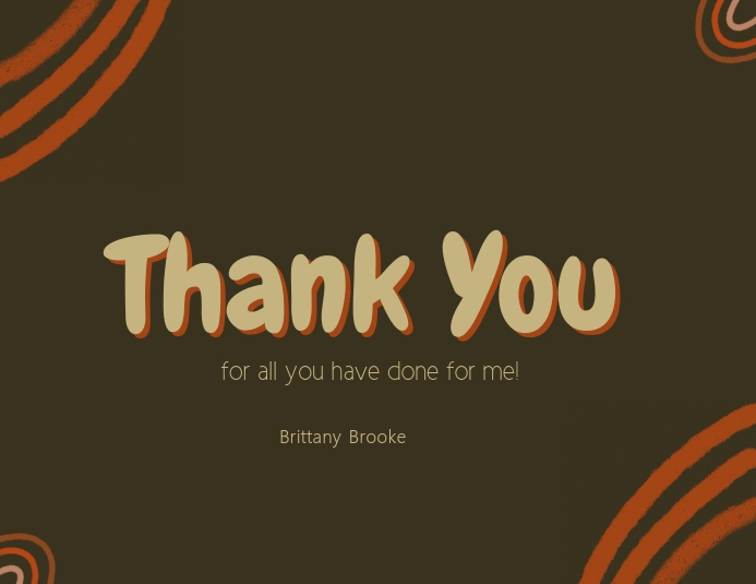 感谢卡模板 Postermywall 感谢卡模板 Postermywall