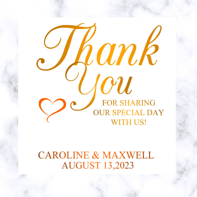 Plantilla de thank you card flyer poster | PosterMyWall