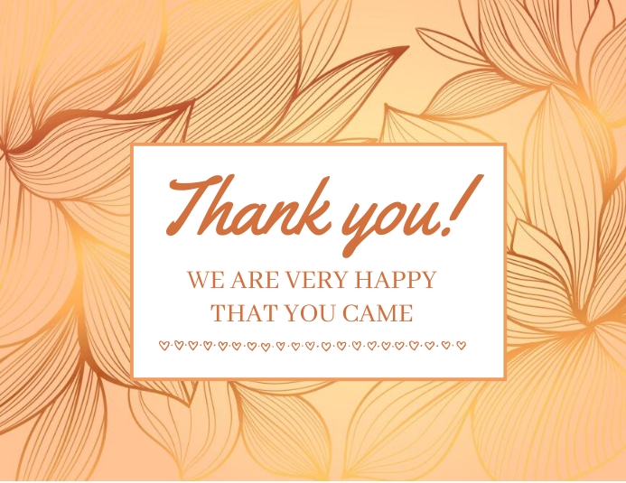 Thank you card flyer template | PosterMyWall
