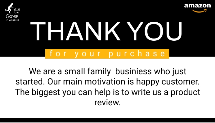 Thank you card online shopping review card Template PosterMyWall Thank you card online shopping review card Template PosterMyWall