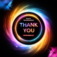 thank you card social media TEMPLATE Instagram na Post