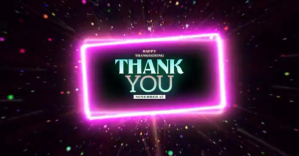 thank you card social media TEMPLATE Facebook Shared Image