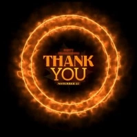 thank you card social media TEMPLATE Message Instagram
