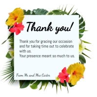 Thank you card template appreciation card Instagram-Beitrag