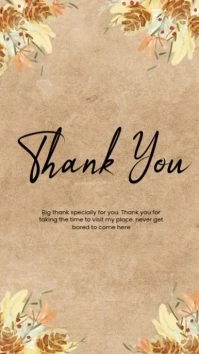 thank you card template Tiktok Video