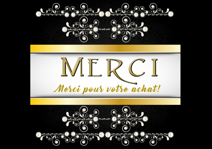 Modele De Carte De Remerciement Postermywall