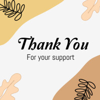 Thank you Instagram Post 2024 Template | PosterMyWall