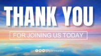 Thank you cards Ecrã digital (16:9) template