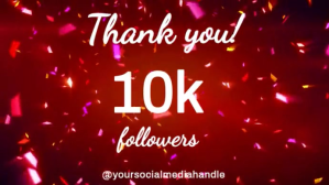 Thank you congratulations congrats animated m Digital na Display (16:9) template