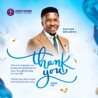 thank you Instagram-Beitrag template